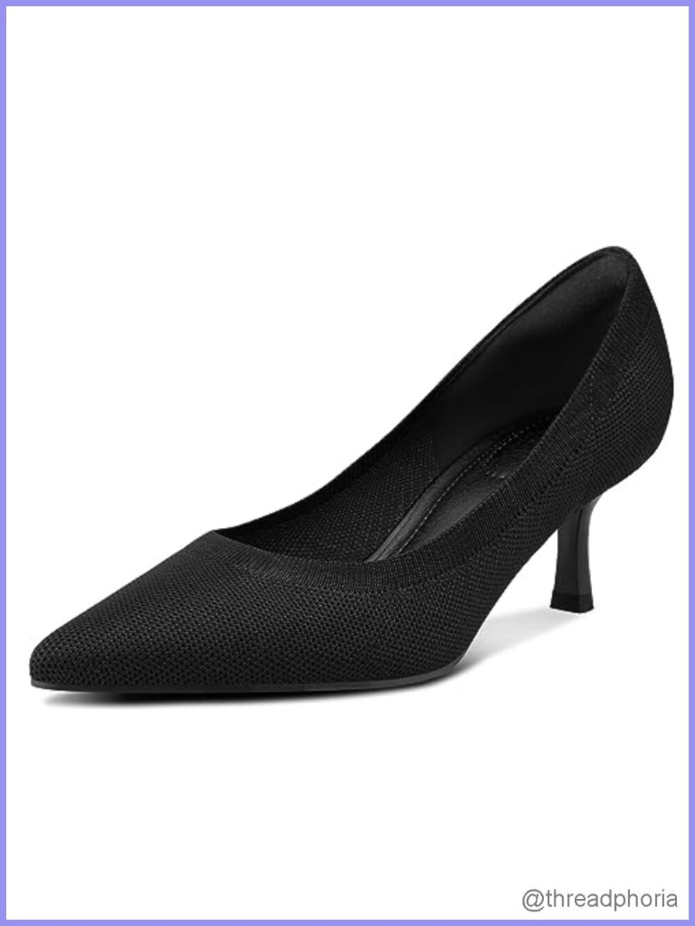 Women's Kitten Heels Pointed Toe Pumps Wedding Dress Shoes Non-Slip Latex Padded